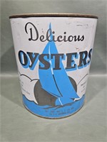 BEVANS OYSTER CO. 1 GALLON OYSTER CAN