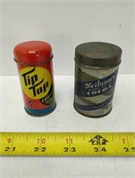Neilson's Cocoa and Tip Top tins