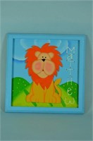 Framed Lion  (Matthew) Children's Wall Art
