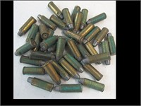 LOOSE LOT OF 38 - 45 COLT AMMUNITION - NO SHIPPING