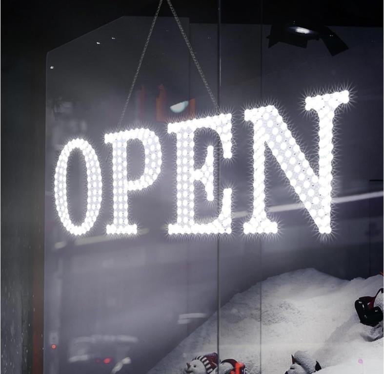 Led Open Signs for Business, 28x8 inch