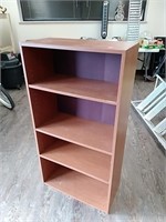Small bookcase with adjustable shelves
