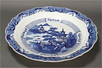 Handsome Chinese Blue and White Porcelain Charger,