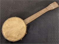 Early antique primitive banjo / ukelele 21" long
