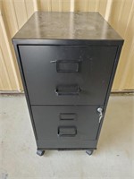 Rolling File Cabinet w/ Key