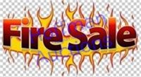 Fire Sale, Any and all items receiving no bids