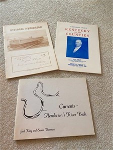 2 Henderson KY Books & Kentucky Counties Book