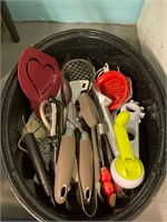 Kitchen Utensils and Box Items