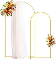 Metal Arch Backdrop Stand Gold Wedding Arch