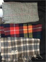 3 WOOL SCARVES