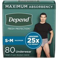 Depend Fresh Protection Adult Incontinence Underwe