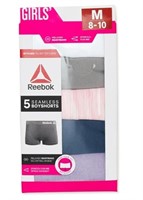 REEBOK Girl's 5PAIR Seamless Boyshorts