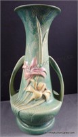 Roseville Pottery Zephyr Lily Vase Green 140-12