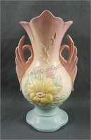 Hull Pottery Magnolia 12 1/4" Vase No. 17