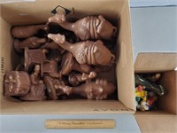 Vintage Christmas Nativity Figures - Some Damage