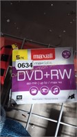 5PK OF DVD+RW