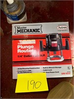 Master mechanic Plunge Router 1 1/4 hp