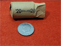 $20.00 Roll of Eisenhower Dollars