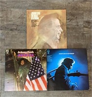 3 Johnny Cash Records