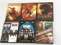 Lot of 6 DVDs