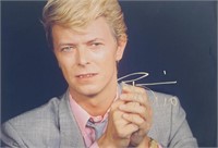 David Bowie signed photo