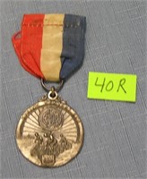 Spring Century bicycle run medal and ribbon