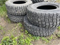 Set of 4 MICHELIN 17.5R25 loader tires