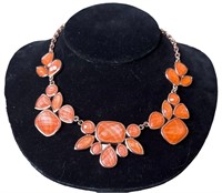 Park Lane Highlight Tangerine Neclace-