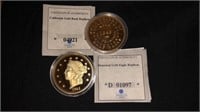 1849 $5 Half Eagle & 1861 Double Eagle Comm. Coins