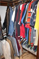 Clothing Lot: Men's Shirts & a few Jackets/Coats