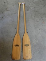 Pair of Feather Brand Wooden Oars
