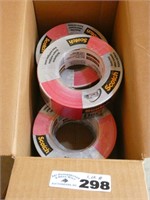 (5) New Rolls of Scotch Red Duct Tape