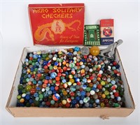 HUGE LOT OF MACHINE MADE MARBLES