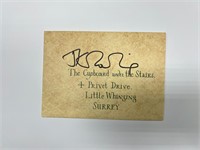 Autograph COA Harry Potter Letter