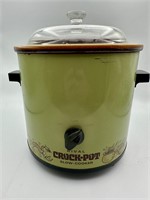 Vtg. Rival Crockpot in Olive Green