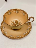 Unusual Queen Anne Cup and Saucer