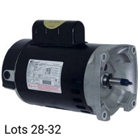 Square Flange 1-1/2 HP Up-Rated 56Y Pool/Spa Motor