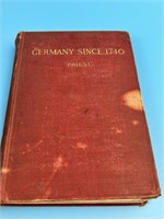 Antique Book " Germany Since 1740 "