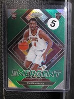 2021-22 PRIZM EVAN MOBLEY GREEN PRIZM RC