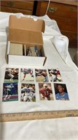 Football trading cards.