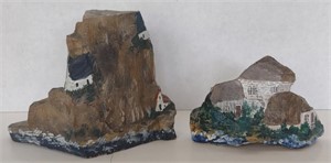 Vtg. 1997 & 2000 Sue Tosh Rock Cliff Hand Made