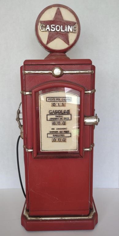 Early Model Gas Pump CD Rack (9"×7.5"×25.5")