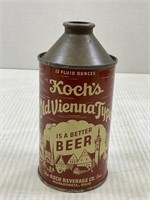 KOCH'S OLD VIENNA TYPE CONE TOP BEER CAN -