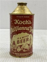 KOCH'S OLD VIENNA TYPE CONE TOP BEER CAN -