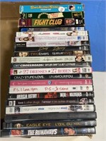 18 DVDs plus 4 VHS