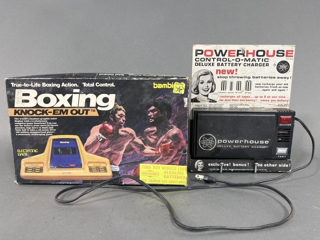 Bambino Boxing Video Game & Battery Charger