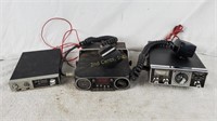 Lot Of 3 Mobile Cb Radios - Realistic & Regency
