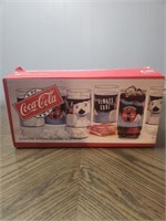 8 pc. Coca-Cola drinking glasses new in box