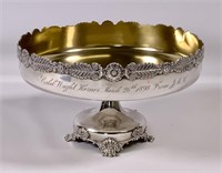 Sterling silver - 986 g, cake stand "Caleb Wright