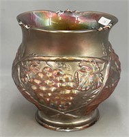 Palm Beach 5 1/4" vase - irid. goofus glass
